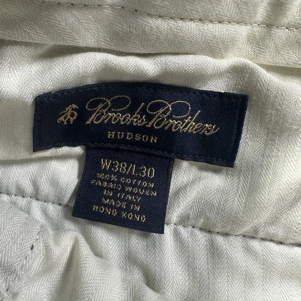 Brooks Brothers Hudson Pants Mens 38/30Advantage Chino Slacks (525) Brown